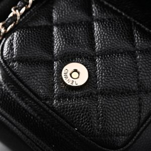 Chanel Duma Backpack – Black Quilted Lambskin with Gold-Tone Hardware (24A Collection) - Image 11