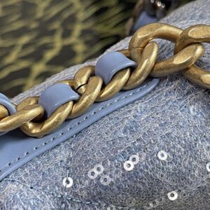 Chanel 19 sequin Flap Bag - Image 9