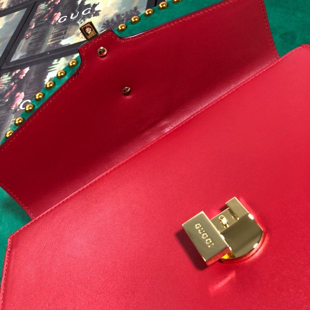 Gucci GG Sylvie Leather Medium Top Handle Bag - Image 2