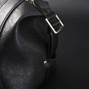 Louis Vuitton Nano Biker Bag in Black Lambskin Leather – Top Handle & Shoulder Carry (M14623) - Image 11