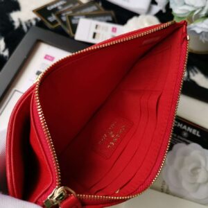 Chanel caviar quilted zip boy pouch - Image 2