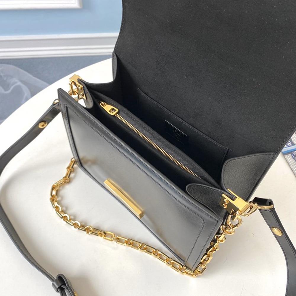 LV DAUPHINE MM Black smooth - Image 10