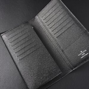 Louis Vuitton Brazza Wallet – Damier Graphite Canvas Long Bifold (N62665) - Image 2