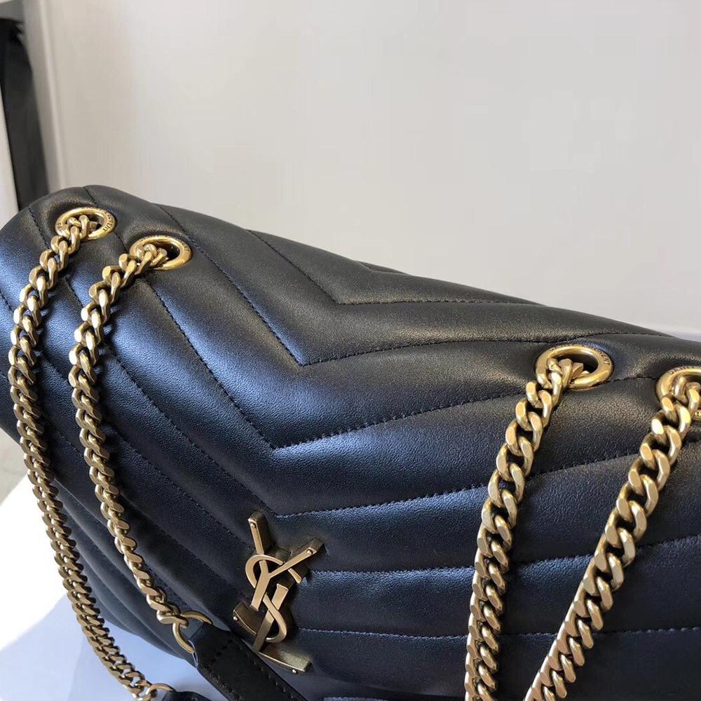 Saint Laurent YSL Loulou Small Bag - With Gold Hardware - Image 8