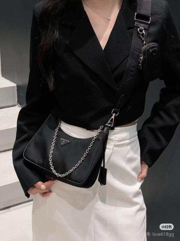 Prada Re-Edition 2005 Re-Nylon Shoulder Bag – Black