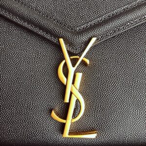 YSL Cassandra Mini Top Handle Bag Black - Image 8
