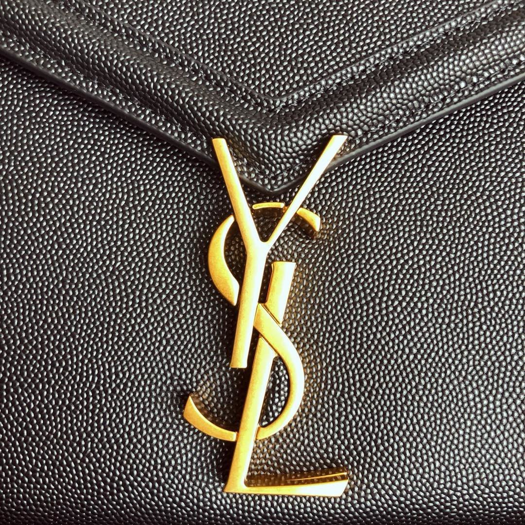 YSL Cassandra Mini Top Handle Bag Black - Image 8