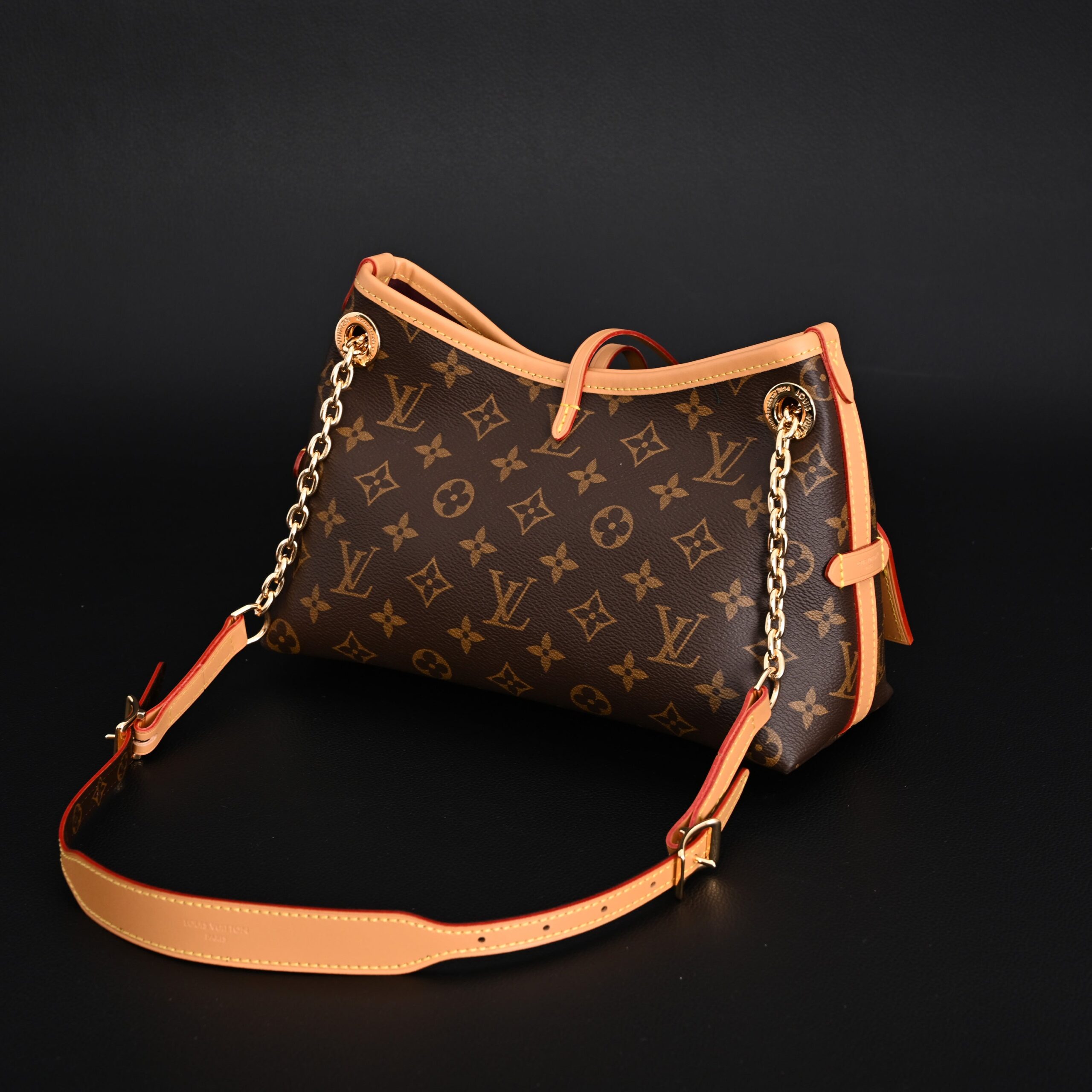 Louis Vuitton CarryAll BB Monogram Canvas Shoulder Bag – Classic Brown (M13014) - Image 3