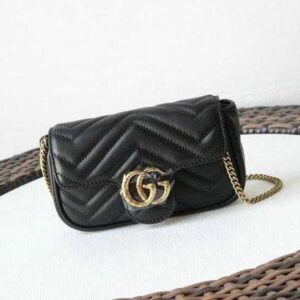 Gucci GG Marmont matelassé leather super mini bag - Image 2
