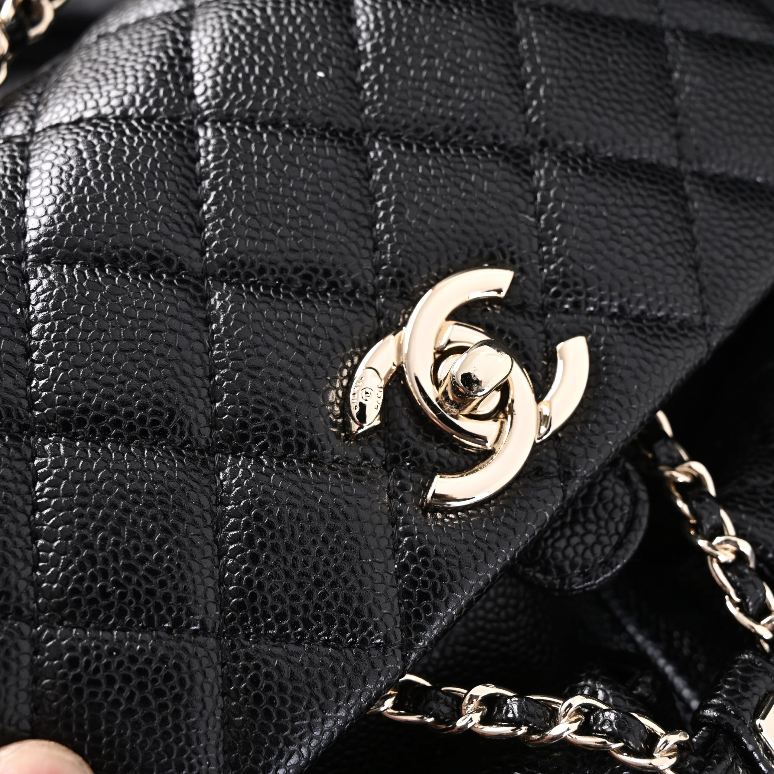 Chanel Duma Backpack – Black Quilted Lambskin with Gold-Tone Hardware (24A Collection) - Image 4