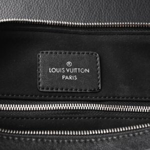 Louis Vuitton Nano Biker Bag in Black Lambskin Leather – Top Handle & Shoulder Carry (M14623) - Image 2