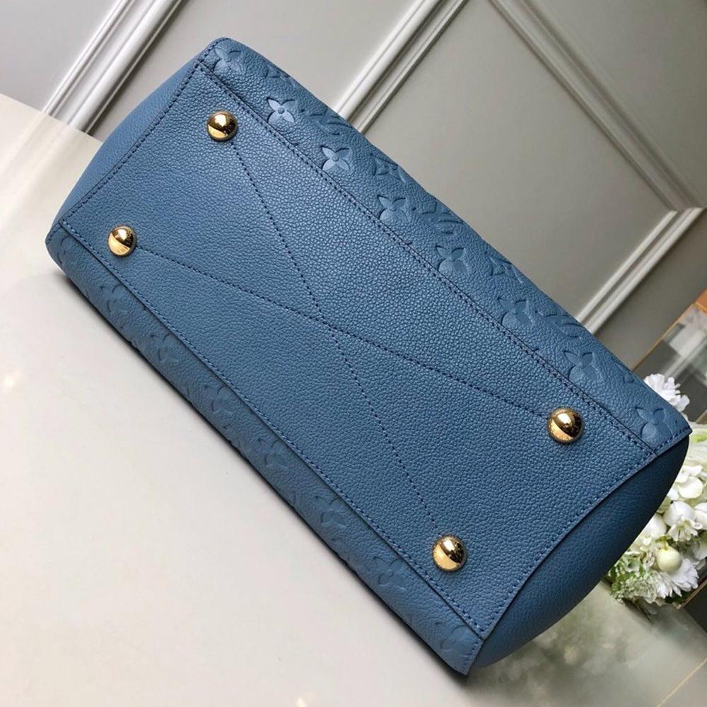 Louis Vuitton MONTAIGNE MM Blue - Image 4