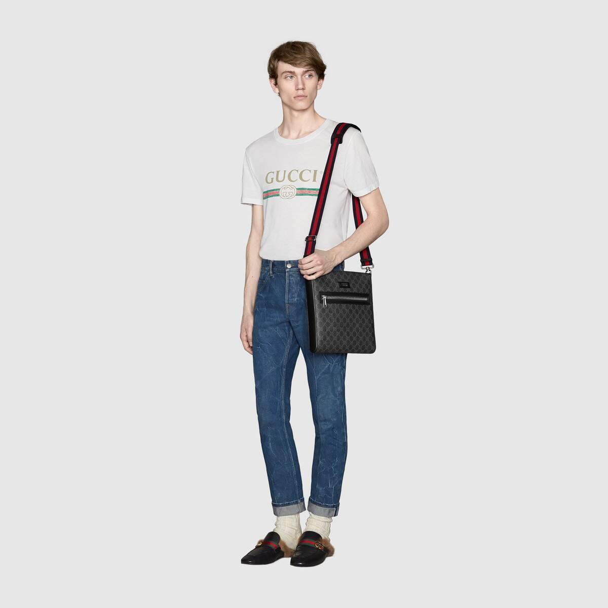 Gucci Black Messenger Bag - Image 3