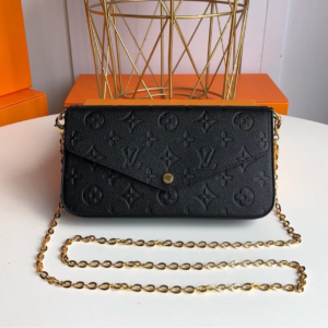 Louis Vuitton félicie pochette Black