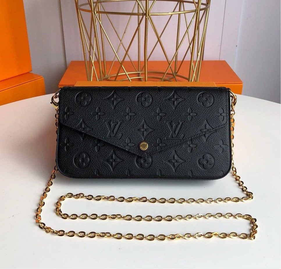 Louis Vuitton félicie pochette Black - Image 1