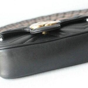Gucci GG Marmont matelassé leather super mini bag - Image 3