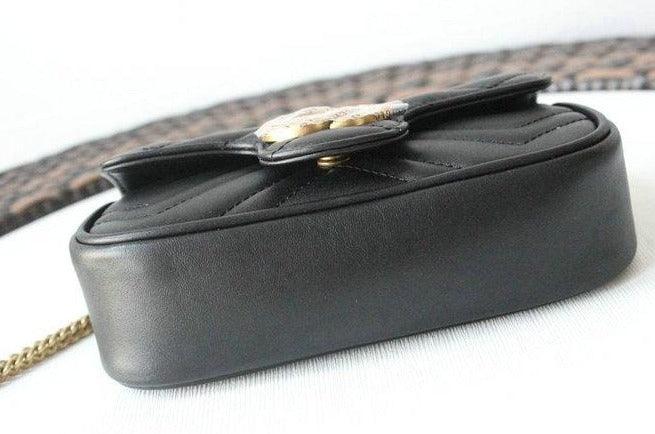 Gucci GG Marmont matelassé leather super mini bag - Image 3
