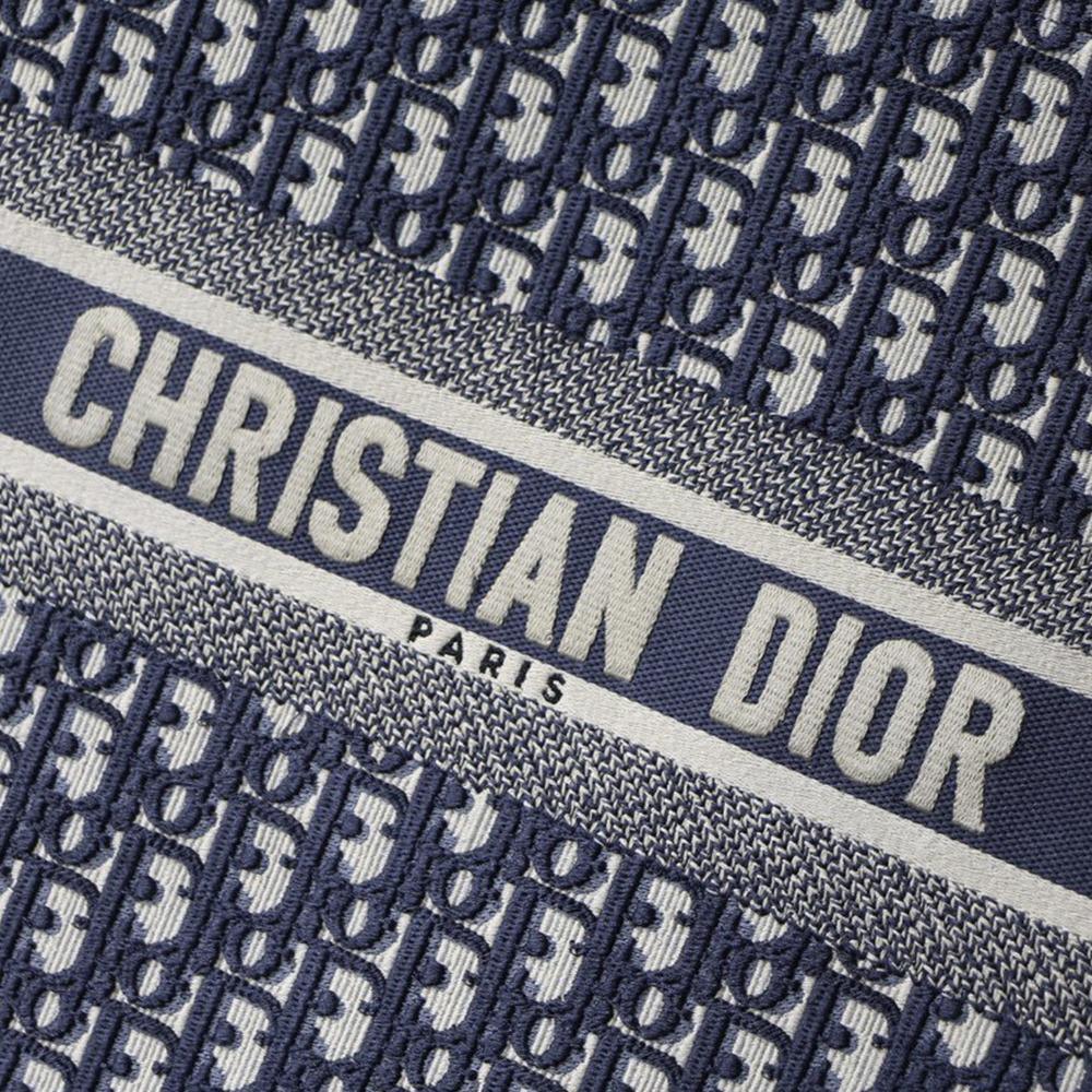 Dior Book Tote Blue - Image 9