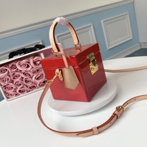 Louis Vuitton Bleeker Box Bag Red - Image 5