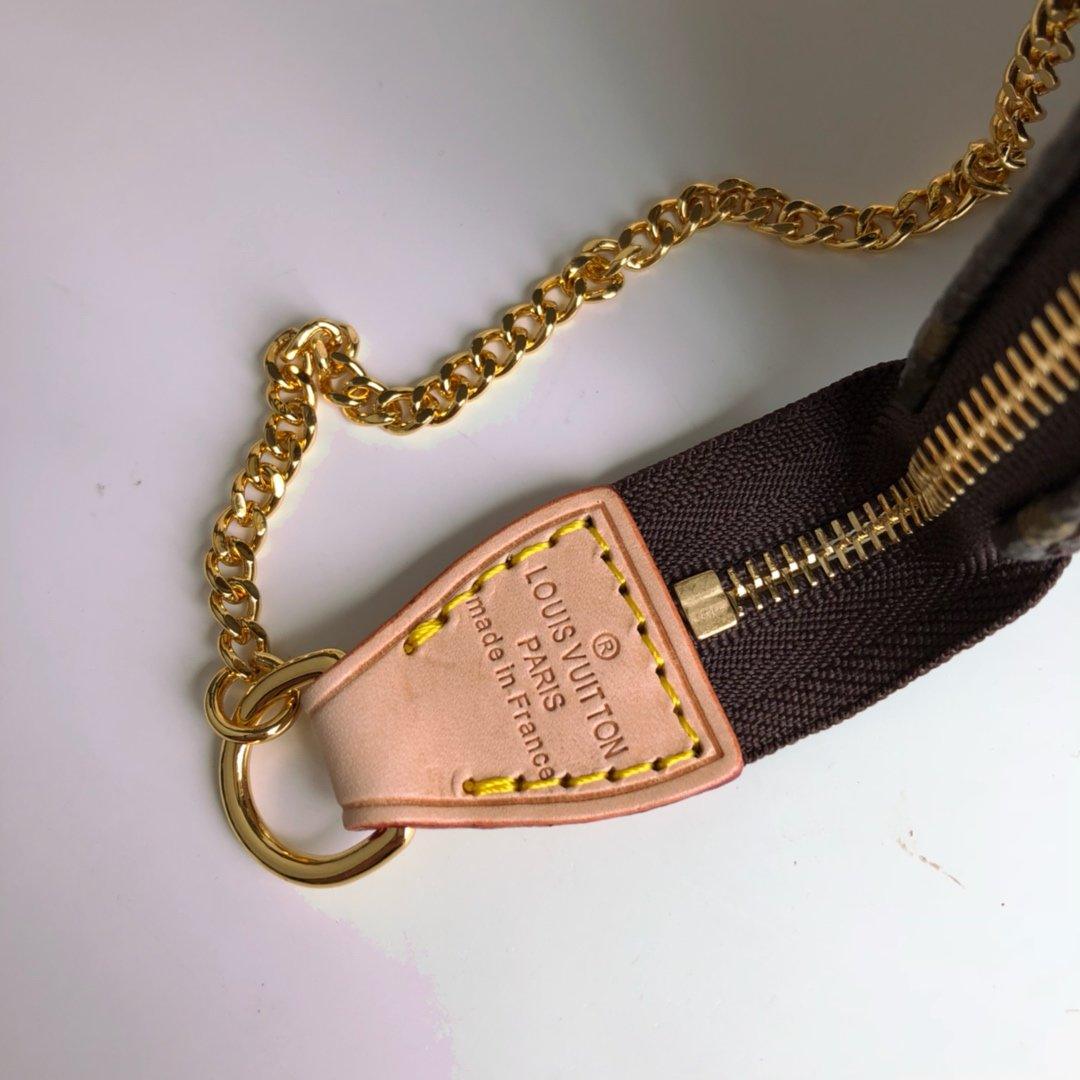 Louis Vuitton mini pochette accessoires on chain Monogram - Image 3