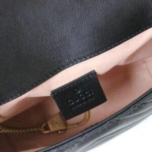 Gucci GG Marmont matelassé leather super mini bag - Image 4