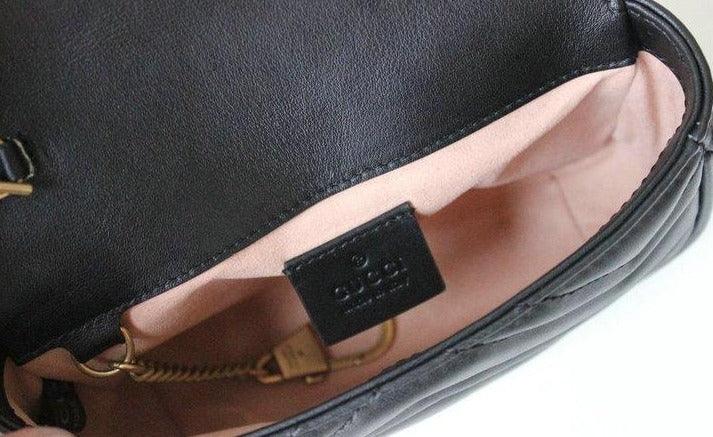 Gucci GG Marmont matelassé leather super mini bag - Image 4