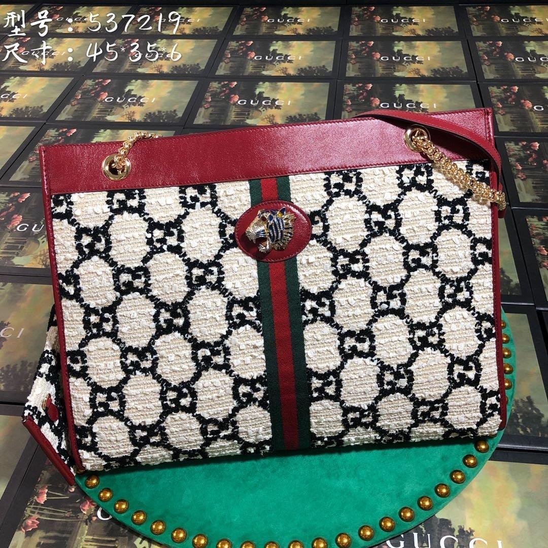 Tweed Wool Gucci Bag - Image 2
