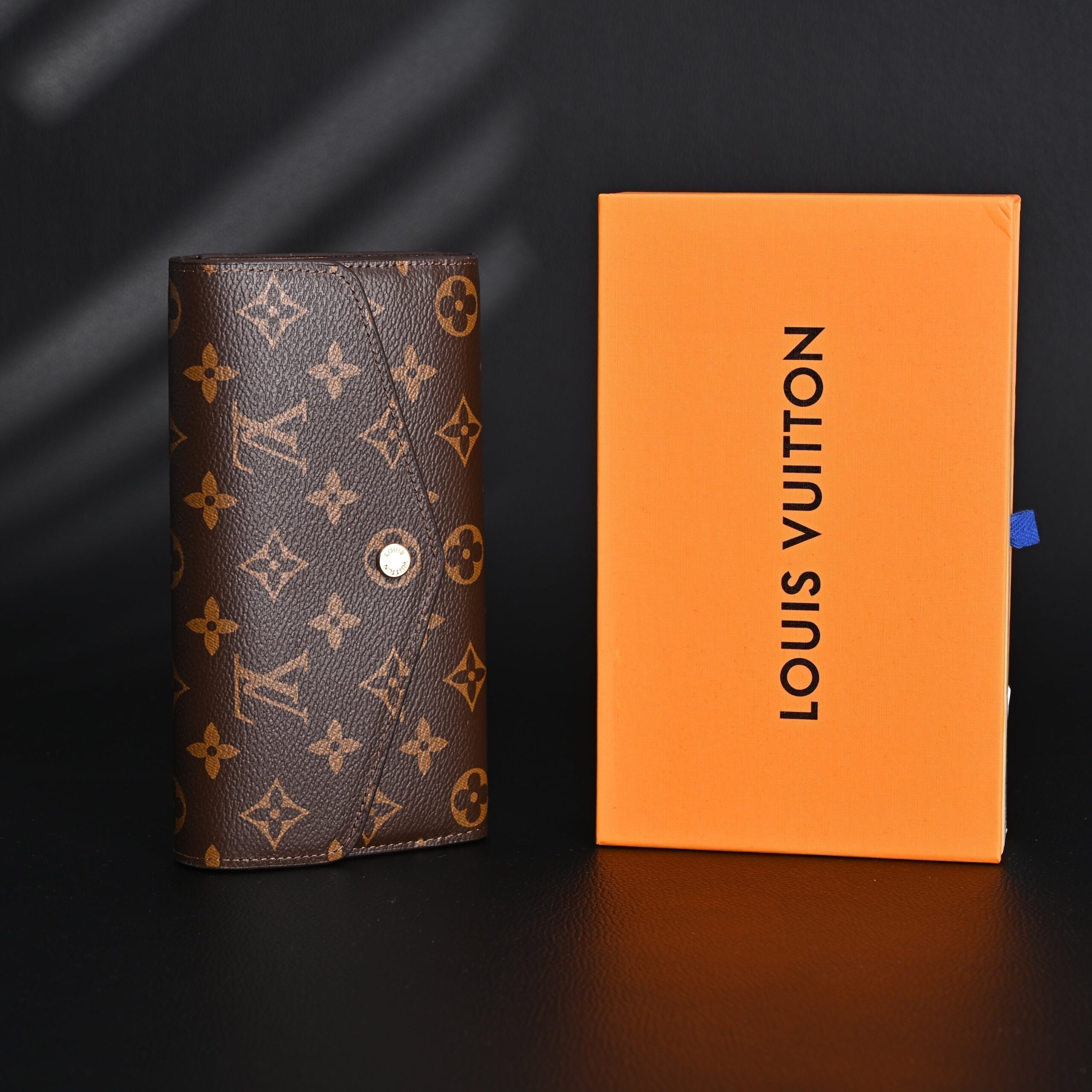 Louis Vuitton Sarah Wallet – Monogram Canvas Long Flap Wallet (M60531) - Image 1