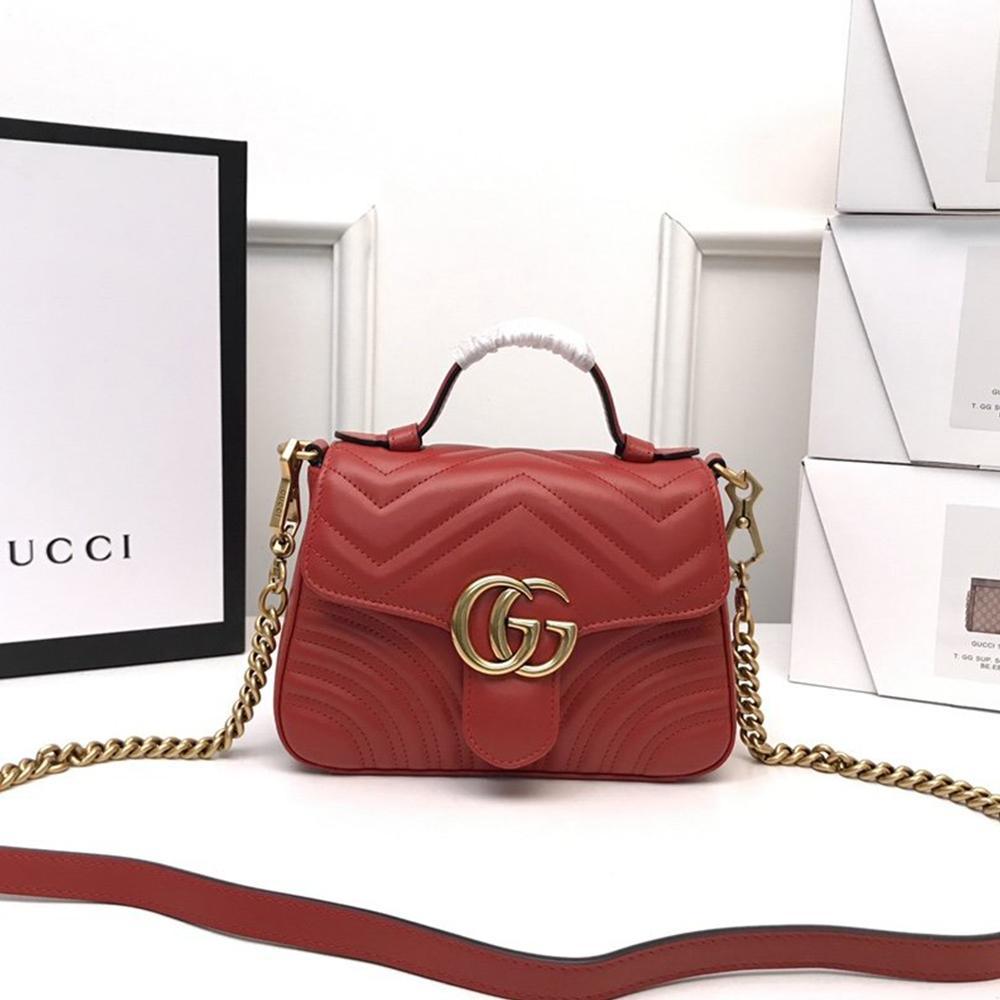 GG Marmont mini top handle bag - Image 1