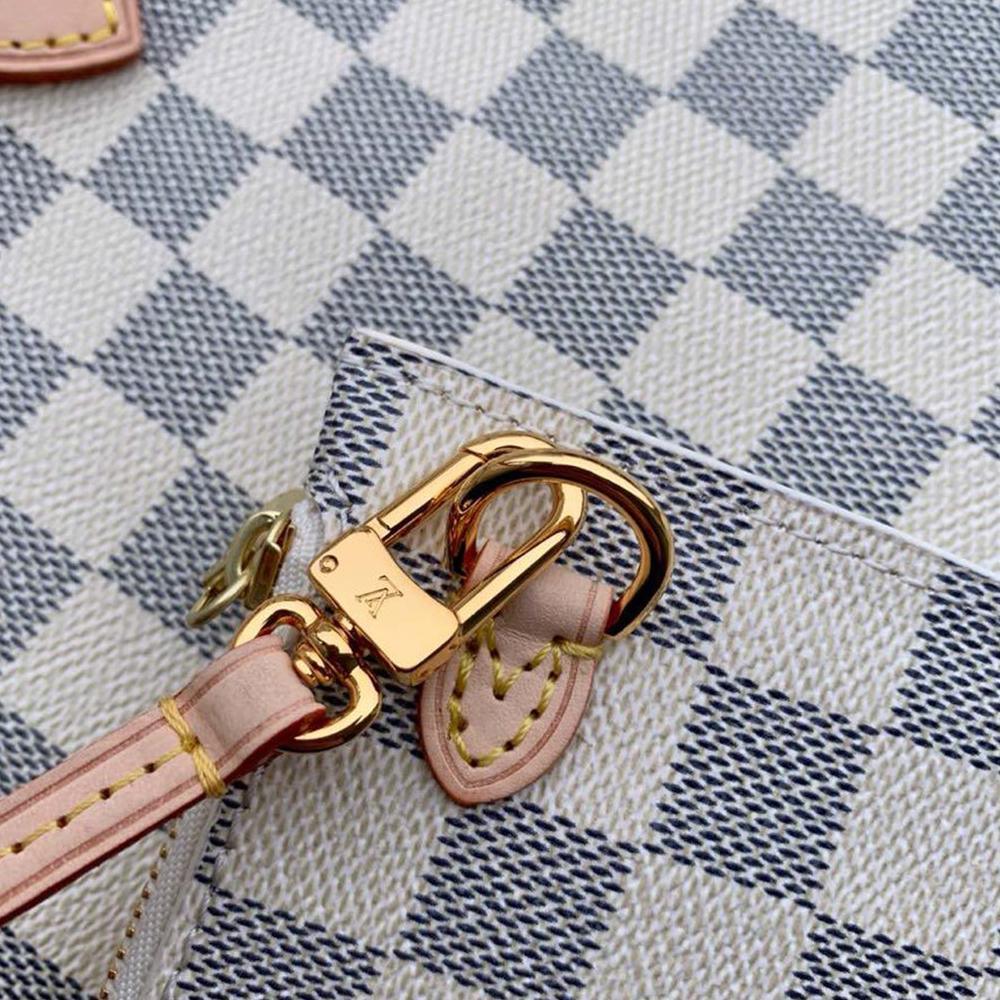 Louis vuitton NEVERFULL MM damier azur Beige - Image 2