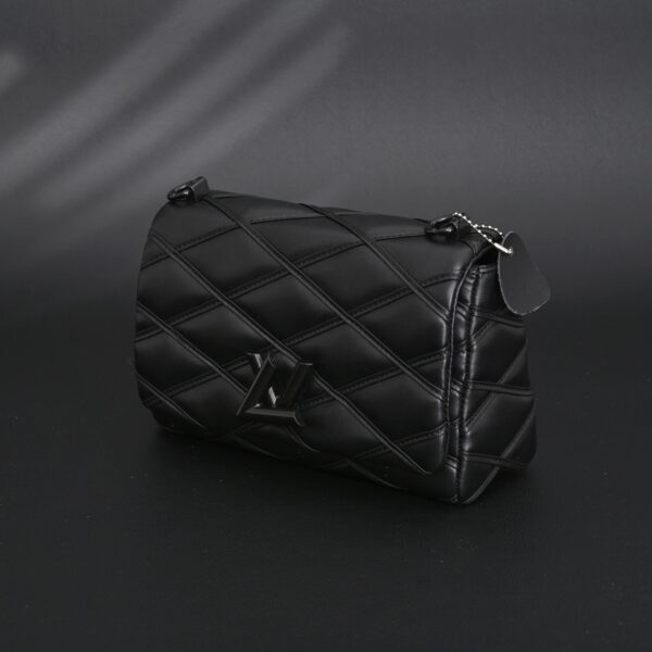 Louis Vuitton GO-14 MM Quilted Leather Chain Shoulder Bag – Black