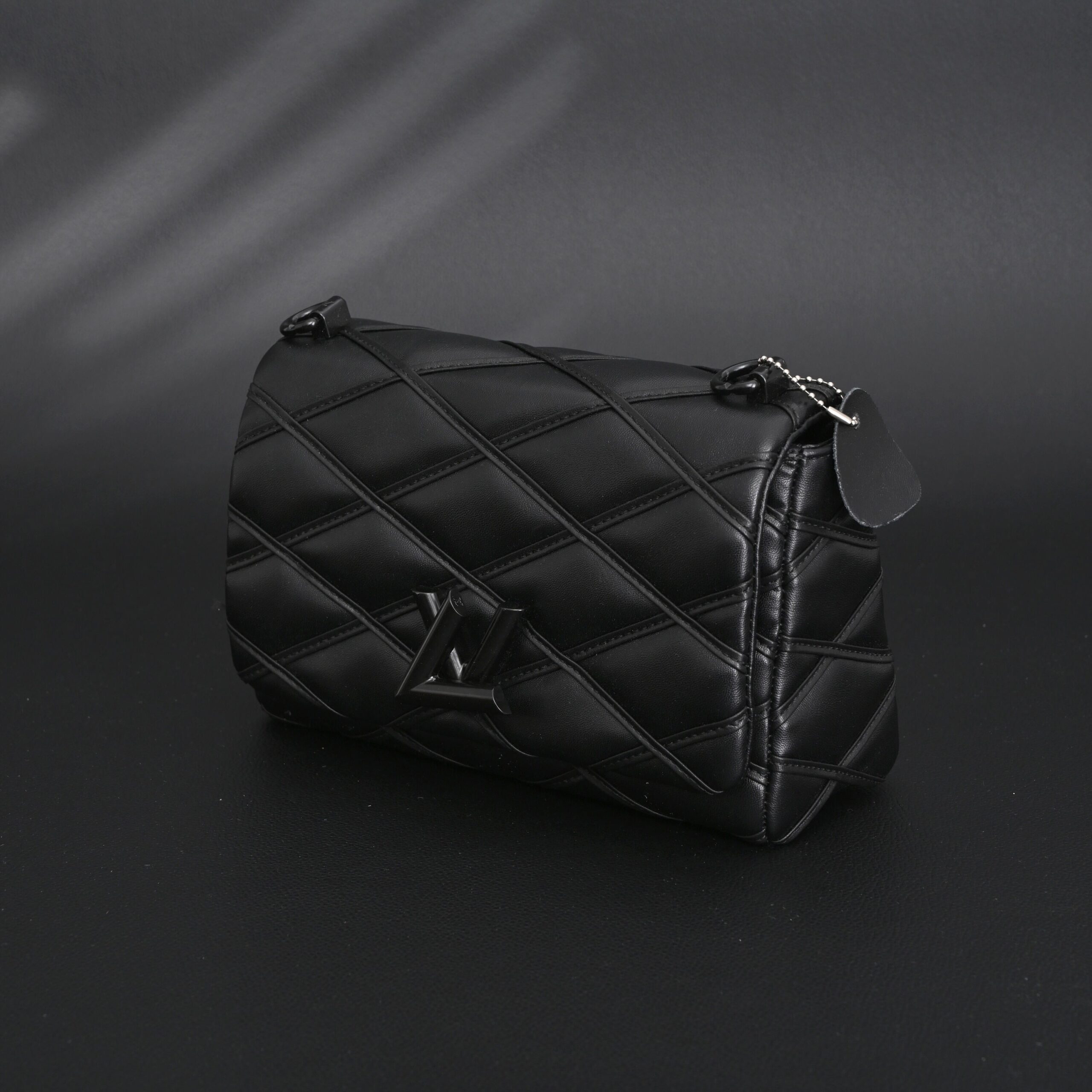 Louis Vuitton GO-14 MM Quilted Leather Chain Shoulder Bag – Black - Image 1