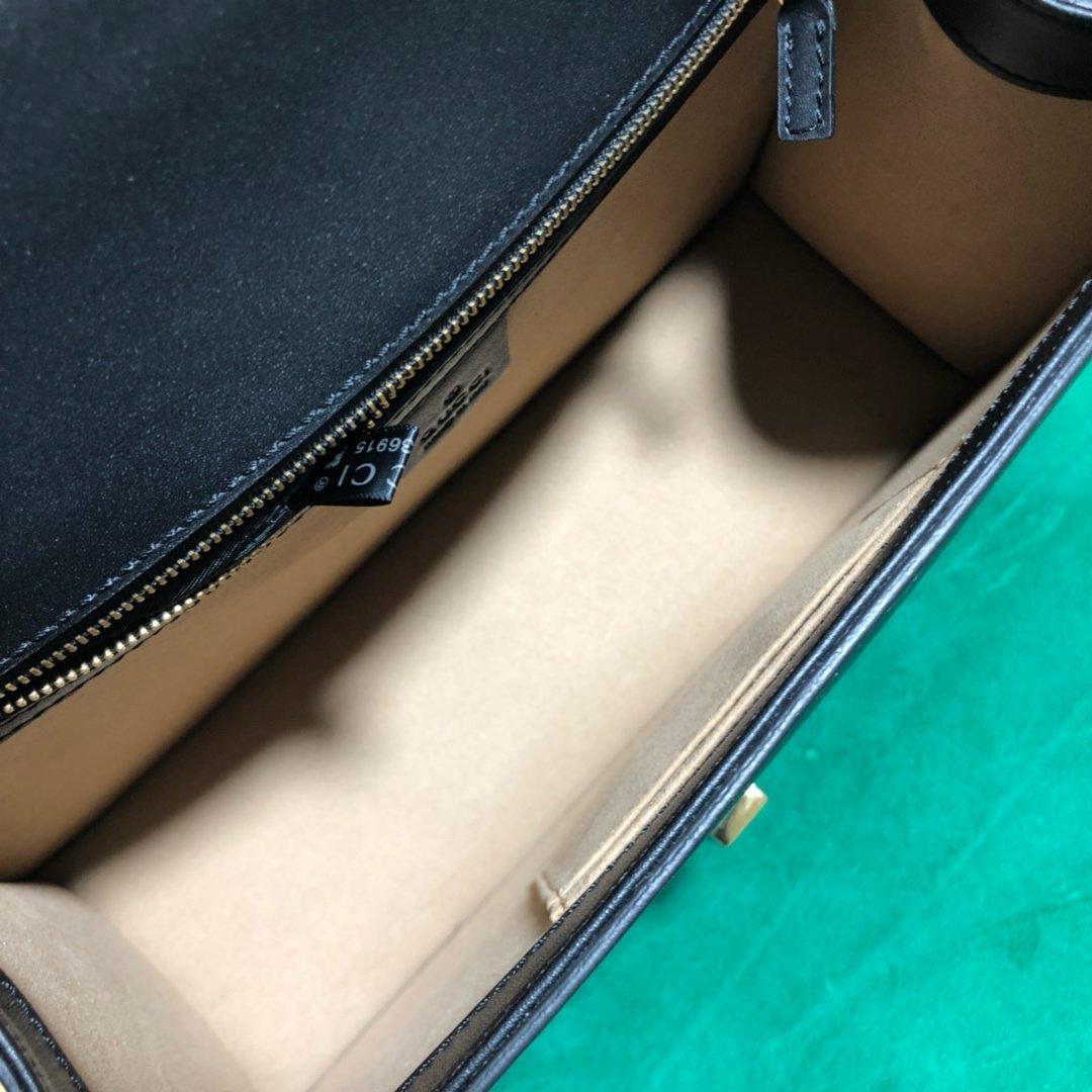 Gucci GG Sylvie Leather Medium Top Handle Bag - Image 4