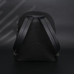 Coach West Backpack – Signature Canvas in Black/Grey - Image 2