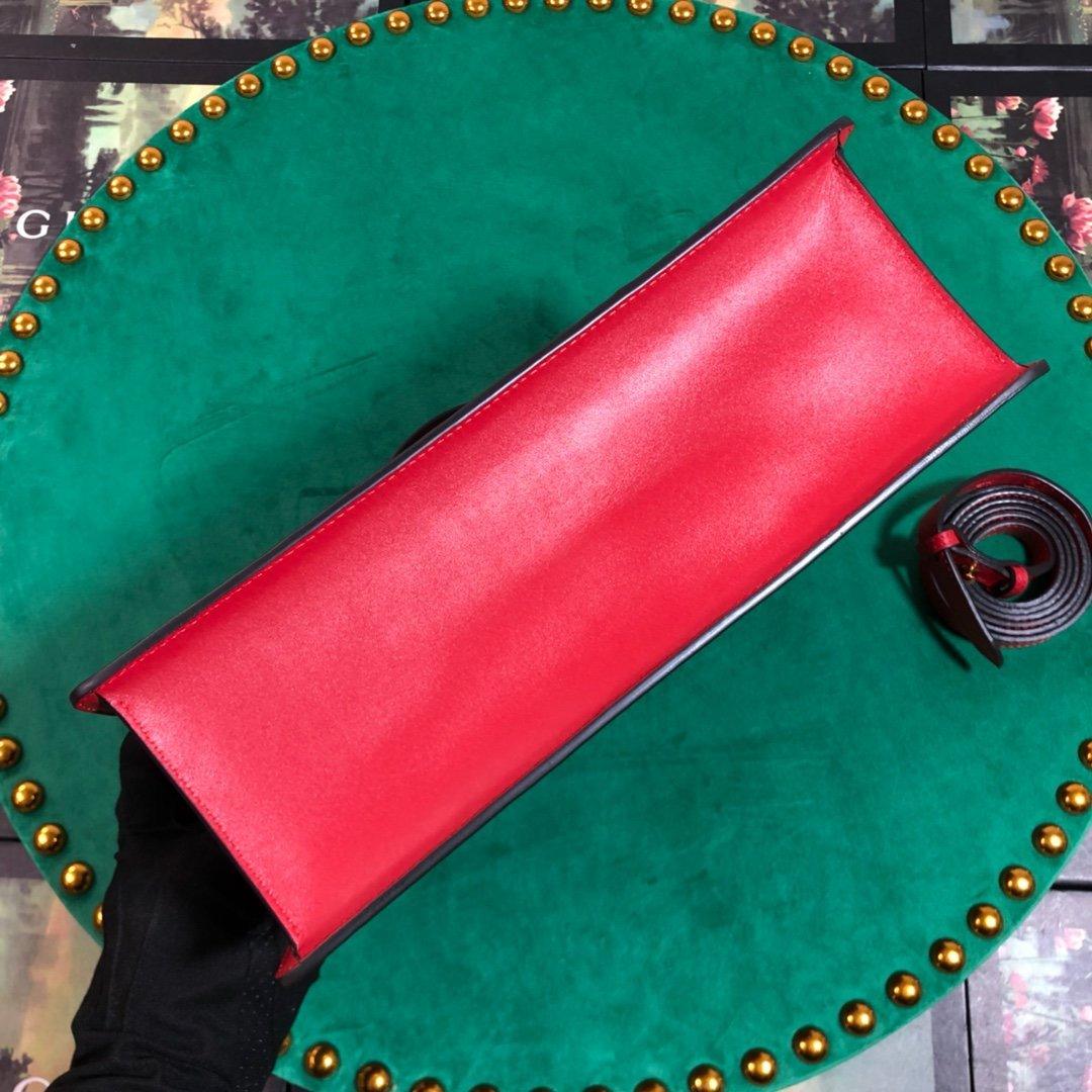 Gucci GG Sylvie Leather Medium Top Handle Bag - Image 5