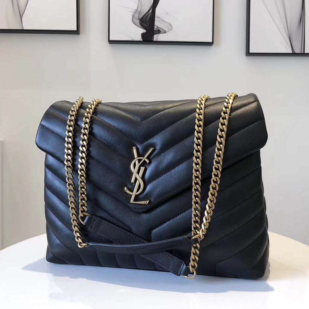 Saint Laurent YSL Loulou Small Bag - With Gold Hardware - Image 1