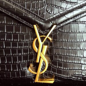 YSL Cassandra Mini Top Handle Bag Black - Image 6