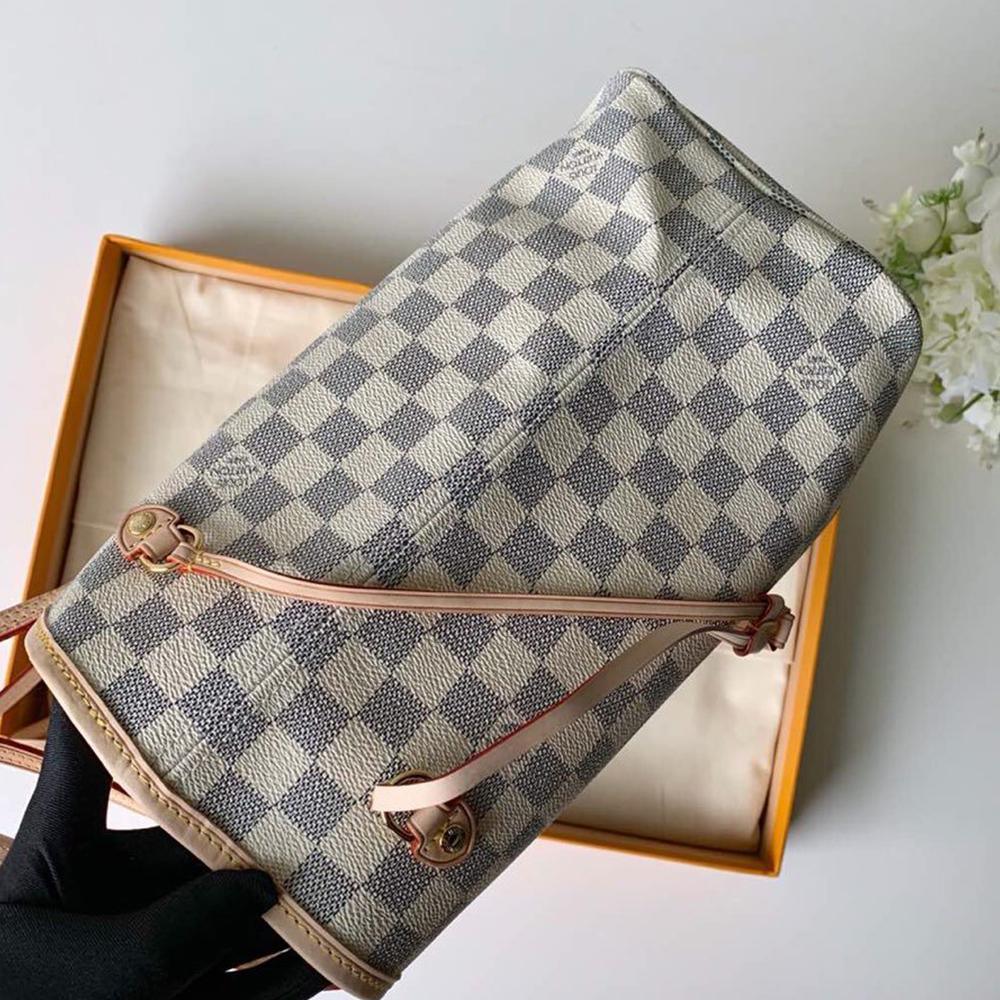 Louis vuitton NEVERFULL MM damier azur Beige - Image 3