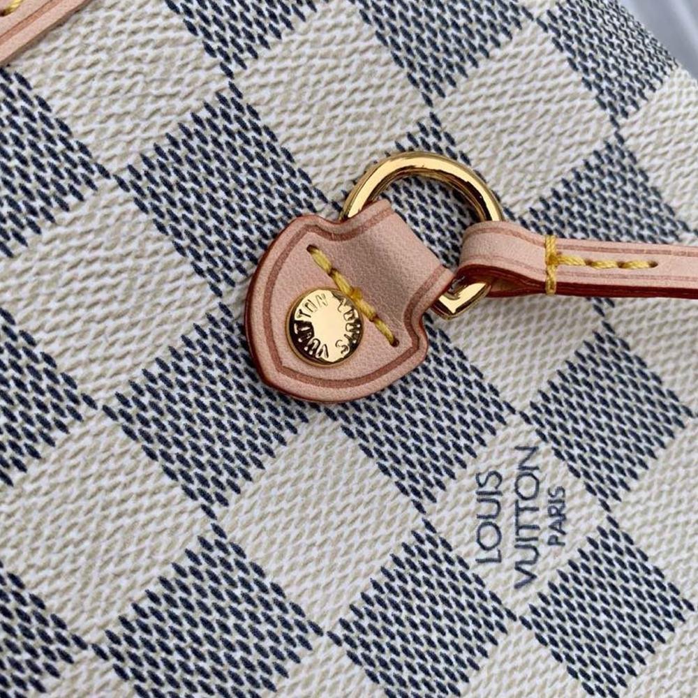 Louis vuitton NEVERFULL MM damier azur Beige - Image 4