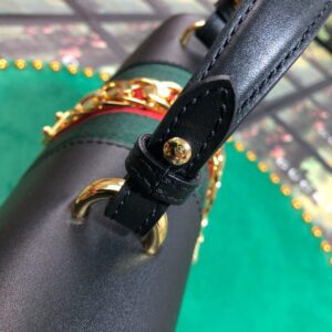 Gucci GG Sylvie Leather Medium Top Handle Bag - Image 5