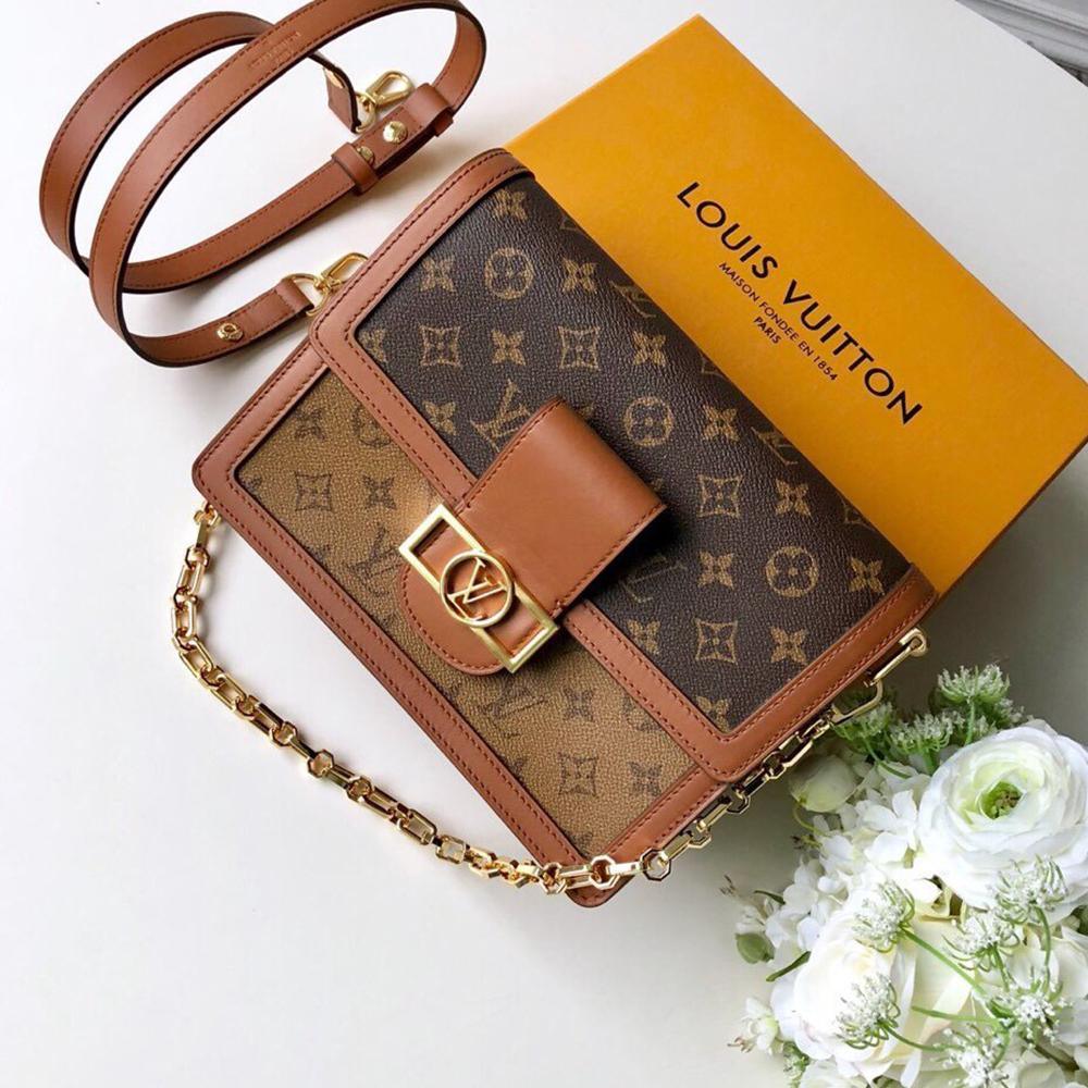 Louis Vuitton Dauphine MM - Monogram Reverse Canvas - Image 1