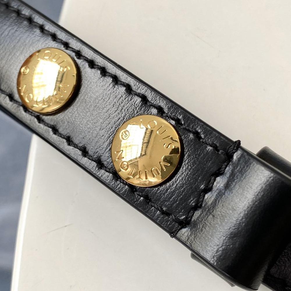 LV DAUPHINE MM Black smooth - Image 4