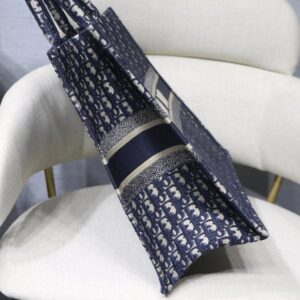 Dior Book Tote Blue - Image 3