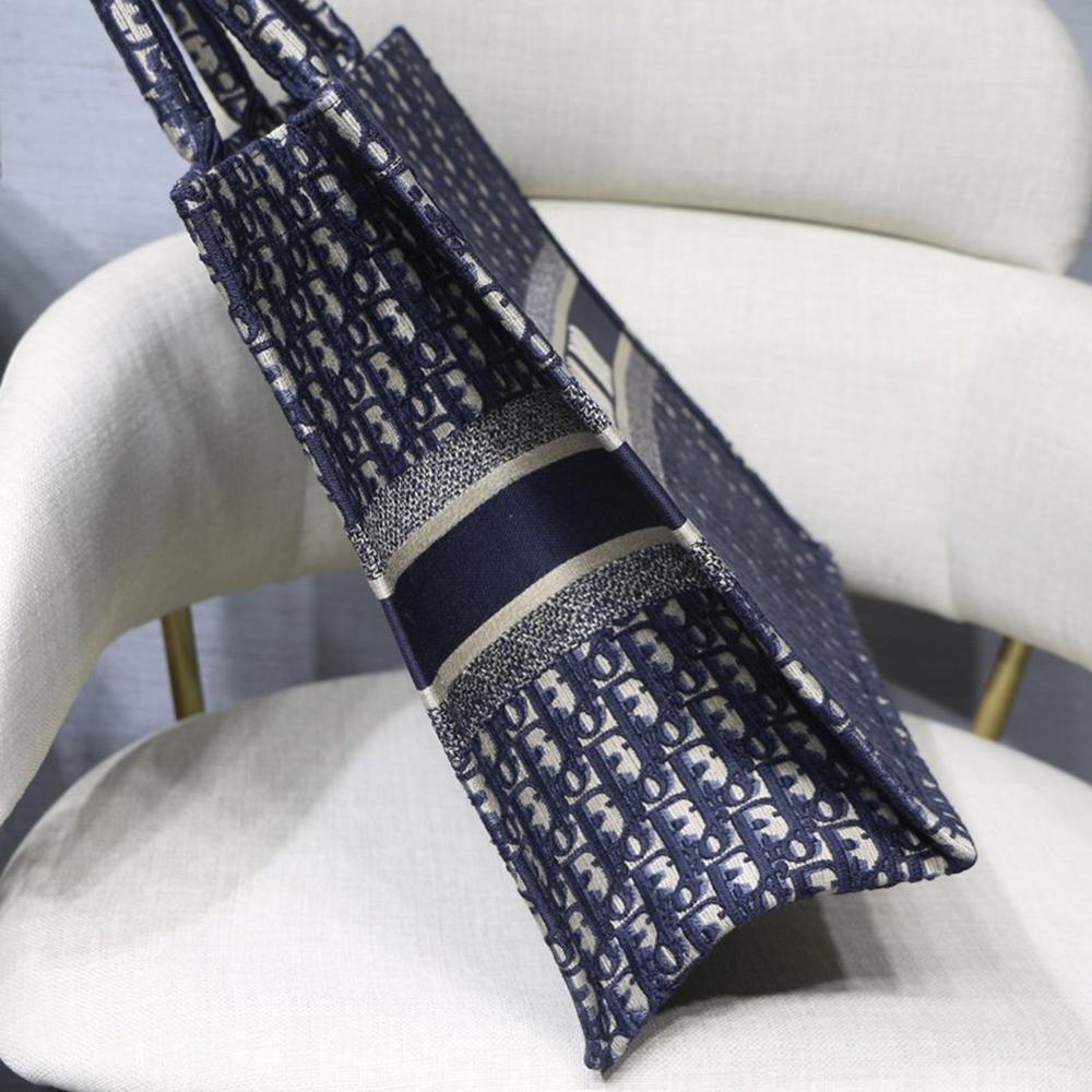 Dior Book Tote Blue - Image 3
