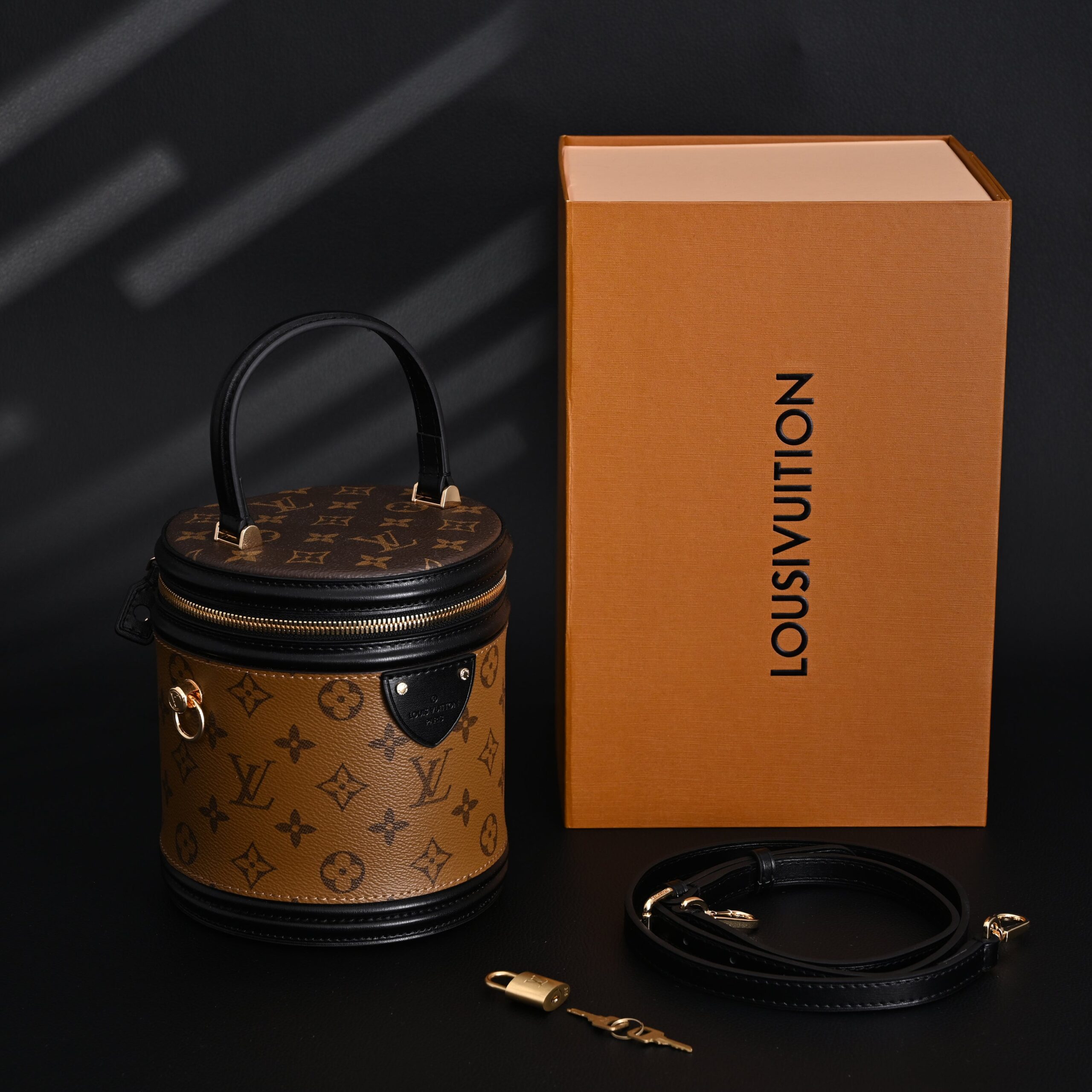 Louis Vuitton Cannes Bag – Monogram Canvas Vanity Case with Top Handle (Small) - Image 1