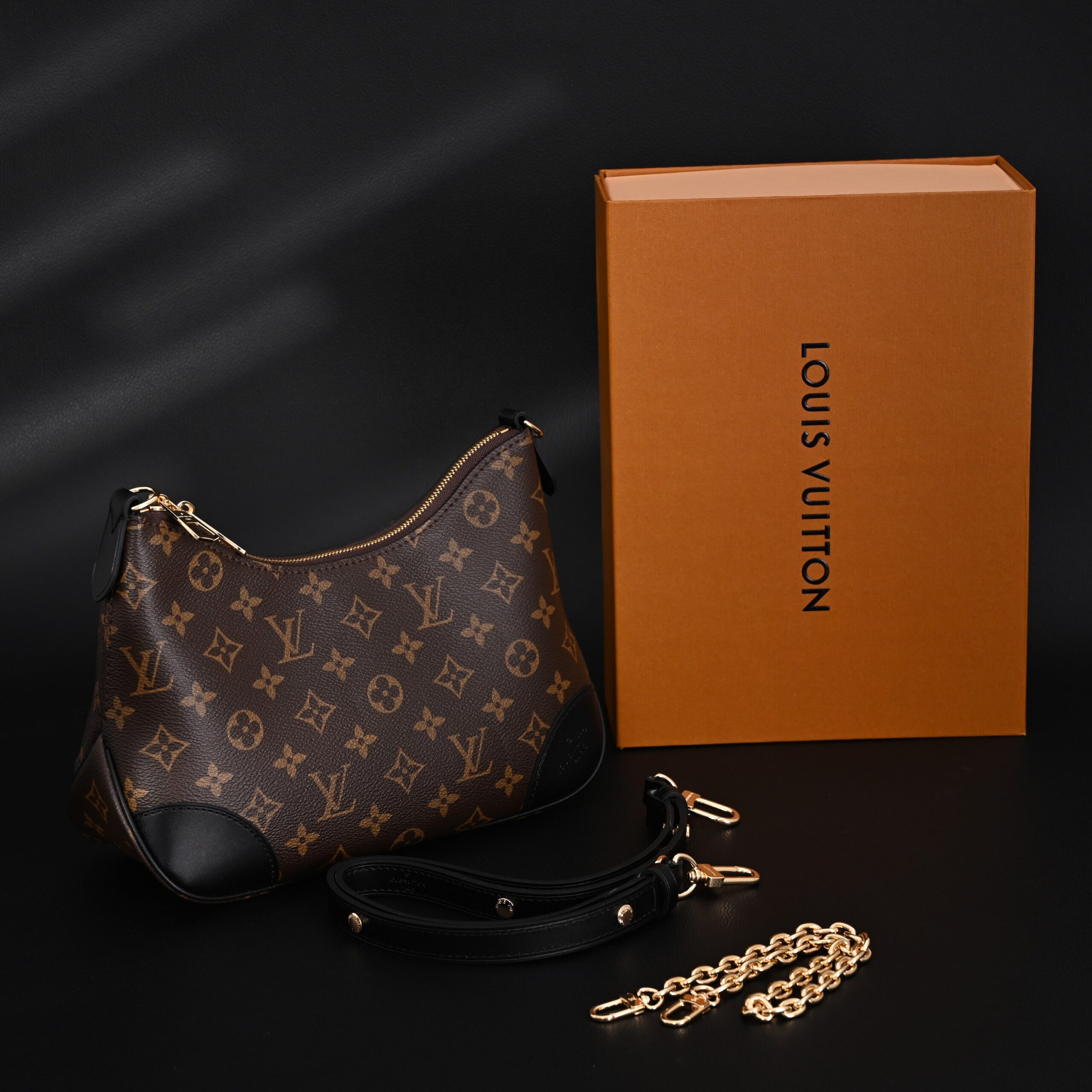 Louis Vuitton Monogram Canvas Pochette Shoulder Bag - Image 1
