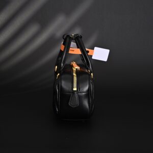 Miu Miu Black Matelassé Leather Top Handle Bag - Image 6