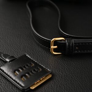 Miu Miu Black Matelassé Leather Top Handle Bag - Image 18