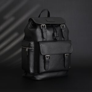 Prada Nylon & Leather Multi-Pocket Backpack – Black - Image 16