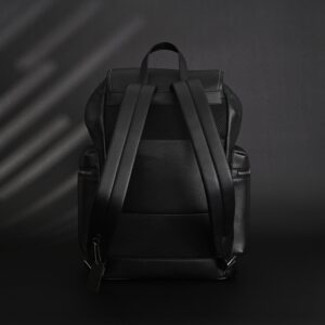 Prada Nylon & Leather Multi-Pocket Backpack – Black - Image 3